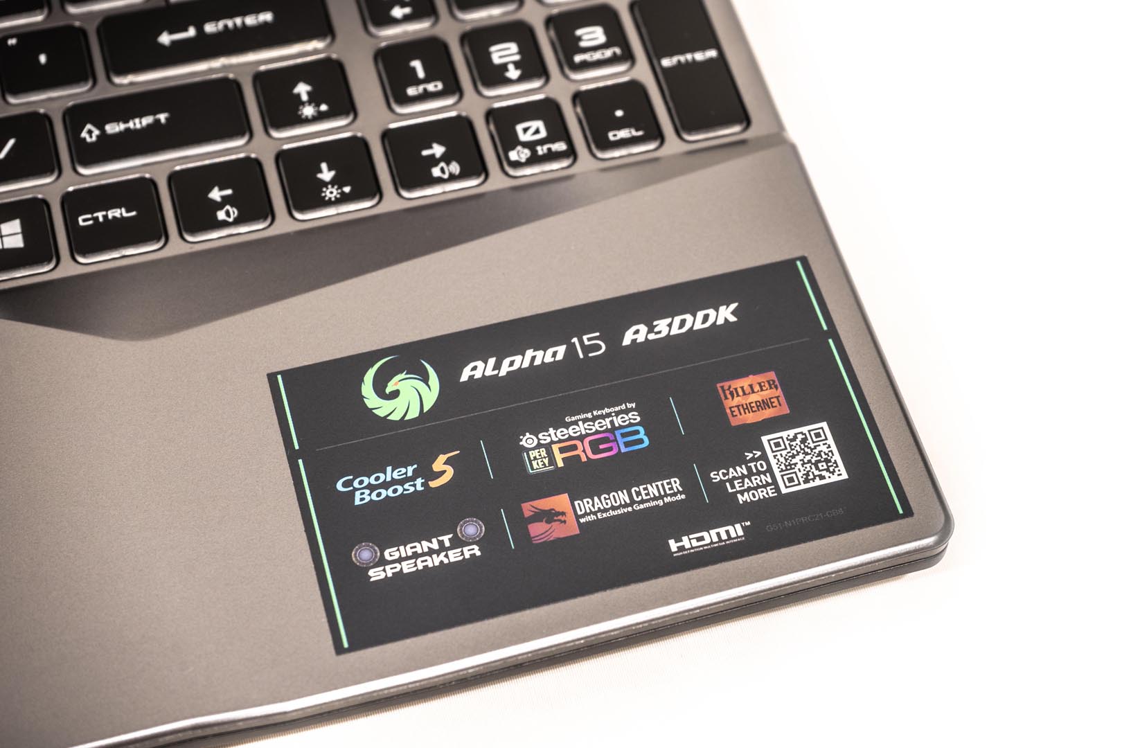 MSI Alpha 15 – Ordinateur portable gaming MSI