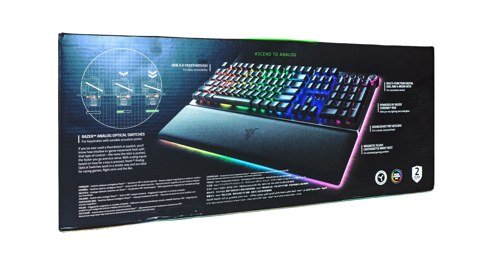 Ascend To Analog Razer Huntsman V2 Analog Gaming Keyboard Unboxing Review Epic Pc